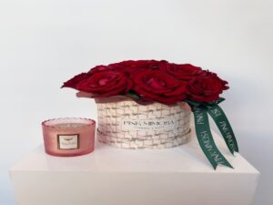 Flowers And Scented Candle